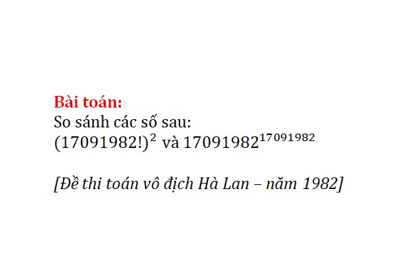 Phương pháp ĐẶC BIỆT HÓA  trong chứng minh toán học