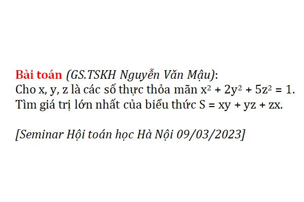 Sử dụng phương pháp Hệ số bất định để giải một số bài toán bất đẳng thức